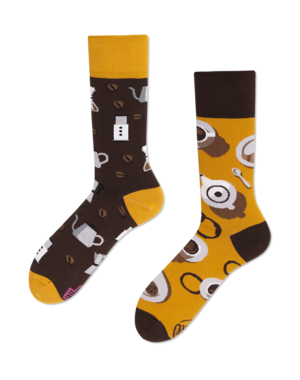 Mismatched Sokken Sokken Coffee Lover by Many Mornings