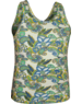 Chenaski Singlet Paisley - blauw/geel