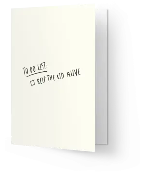 Kaart Blanche Keep the kid alive