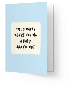 Kaart Blanche Having a baby & I’m not