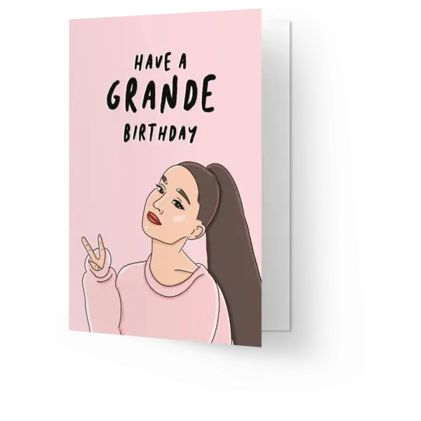 Kaart Blanche Grande birthday