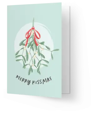 Kaart Blanche Merry kissmas