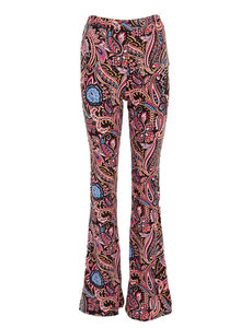 Azzurro Flared Broek Colourful