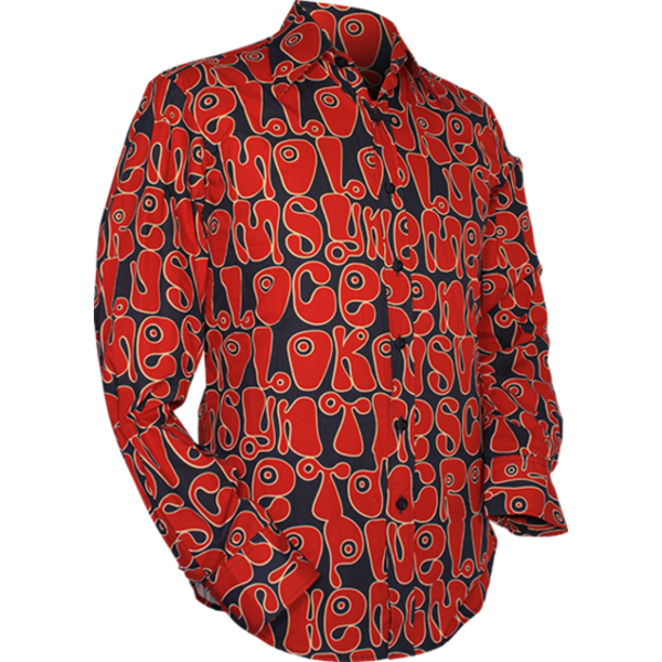 Chenaski Overhemd Moloko Navy - Red - Creme | Chenaski