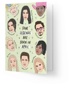 Kaart Blanche Legends are born in April