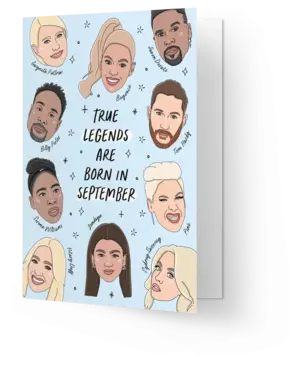 Kaart Blanche Legends are born in September