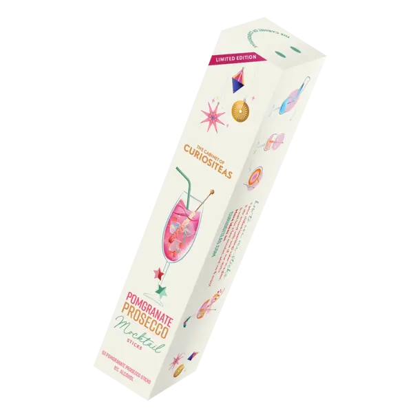 The Cabinet of CuriosiTEAs Mocktail Sticks Pomgrenade Prosecco | The Cabinet of CuriosiTEAs