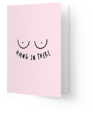 Kaart Blanche Hang in there