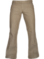 Chenaski Chenaski Flared broek soft Herringbone sand