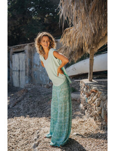 Isla Ibiza Bonita Short Sleeve Oversized T’Shirt Breeze Light – Turquoise
