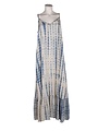 Bindi Maxi Jurk Willow Tie Dye Blue-Cream