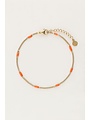 My Jewellery Ocean minimalistische armband oranje