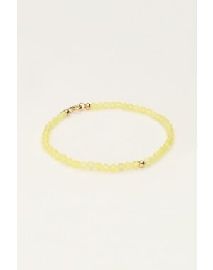 My Jewellery Ocean armband met kleine kraaltjes lime