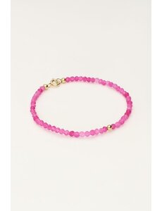 My Jewellery Ocean armband met kleine kraaltjes roze