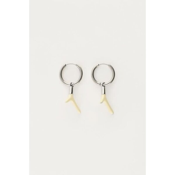 My Jewellery Ocean oorringen met beige koraal | My Jewellery
