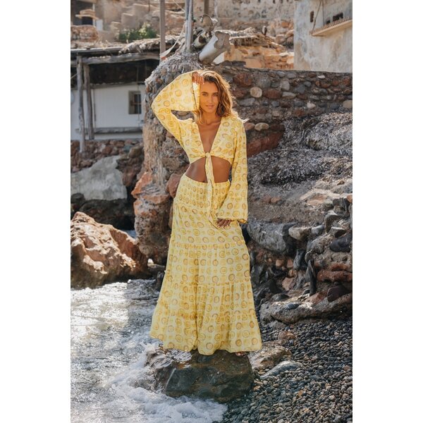 Isla Ibiza Bonita Maxi Rok Sunshine of my life  – Geel