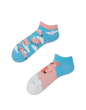 Mismatched Sokken Korte Sokken Piggy Dream by Many Mornings