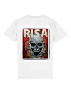La Risa Clothing Shirt the Skull - wit