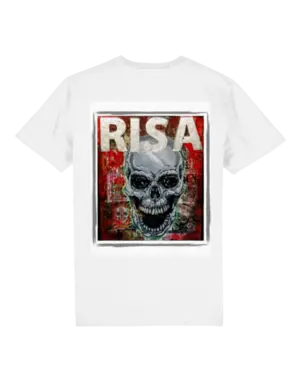 La Risa Clothing Shirt the Skull - wit