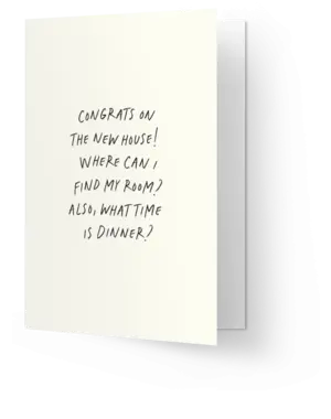 Kaart Blanche Gongrets on the new house (room & dinner)