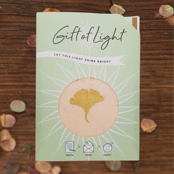 Koperberg Arts & Crafts Gift of Light | Ginkgo | Koperberg Arts & Crafts