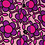 Chenaski Overhemd Flowergrid lila, violet, black | Chenaski