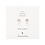 A Beautiful Story Oorbellen Mini Coin Rose Quartz zilver | A Beautiful Story