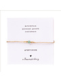 A Beautiful Story Armband Iris Card Aventurine goud