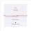 A Beautiful Story Armband Iris Card Rose Quartz goud