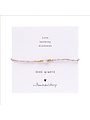 A Beautiful Story Armband Iris Card Rose Quartz goud