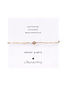 A Beautiful Story Armband Iris Card Smokey Quartz zilver