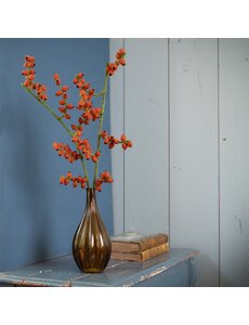 Sjaal met Verhaal Vilt bloem  Tak Bes rozenbottel