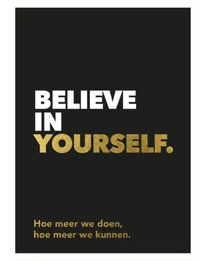 Lantaarn Boek Believe in Yourself