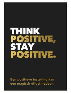 Lantaarn Boek Think positive, stay positive