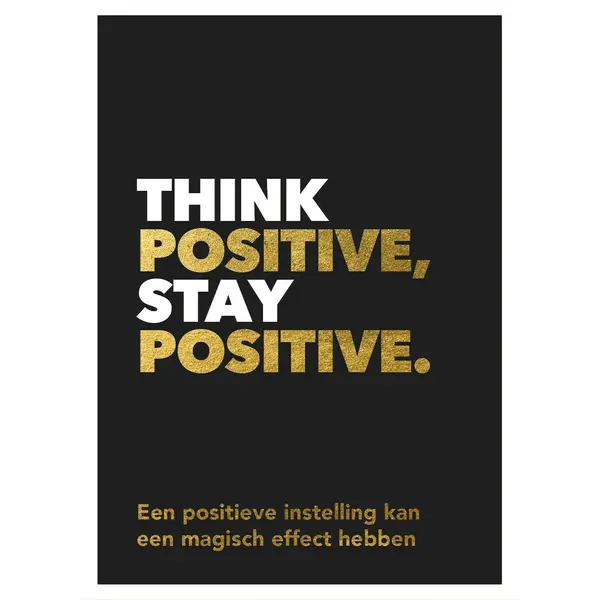 Lantaarn Boek Think positive, stay positive