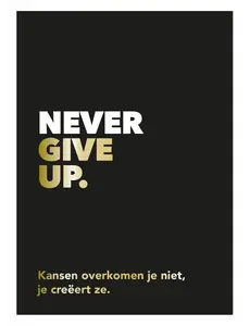 Lantaarn Boek Never give up