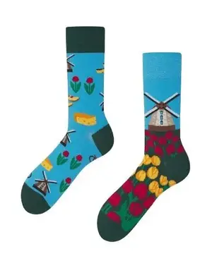 Mismatched Sokken Sokken Dutch tulips by Many Mornings