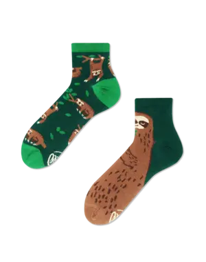 Mismatched Sokken Quarter Sokken Sloth Life by Many Mornings