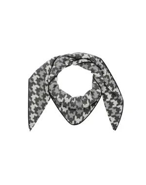  Wintersjaal snowy snuggle - zwart grijs