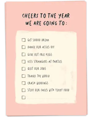 Kaart Blanche Cheers to the year