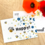 Bloom Your Message Zaaibare kaart - BEE happy (bloemenmix)