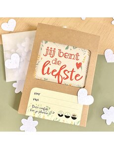 Bloom Your Message Jij bent de liefste (plantbare bloeiconfetti)