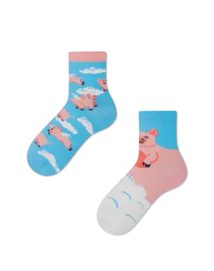 Mismatched Sokken Kindersokken Piggy Dream by Many Mornings