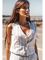 MOOST Wanted Gilet Sophia gestreepte print