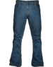 Chenaski Broek Denim flared, Stretch blauw