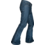 Chenaski Broek Denim flared, Stretch blauw | Chenaski