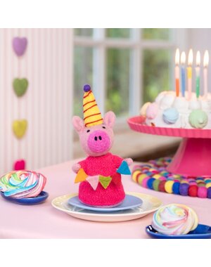 Sjaal met Verhaal Decoratie Feestvarken Roze