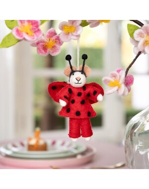 Sjaal met Verhaal Hanger Muis Lieveheersbeestje