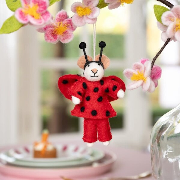 Sjaal met Verhaal Hanger Muis Lieveheersbeestje | Sjaal met Verhaal