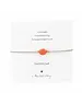 A Beautiful Story Armband Gemstone Card Carnelian Goud